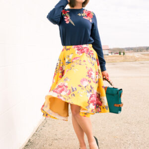 How to Style a Floral Midi Skirt – 7 Outfit Ideas for Summer & Fall