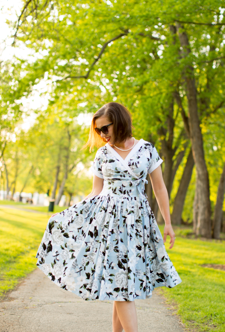 Unique Vintage floral dress