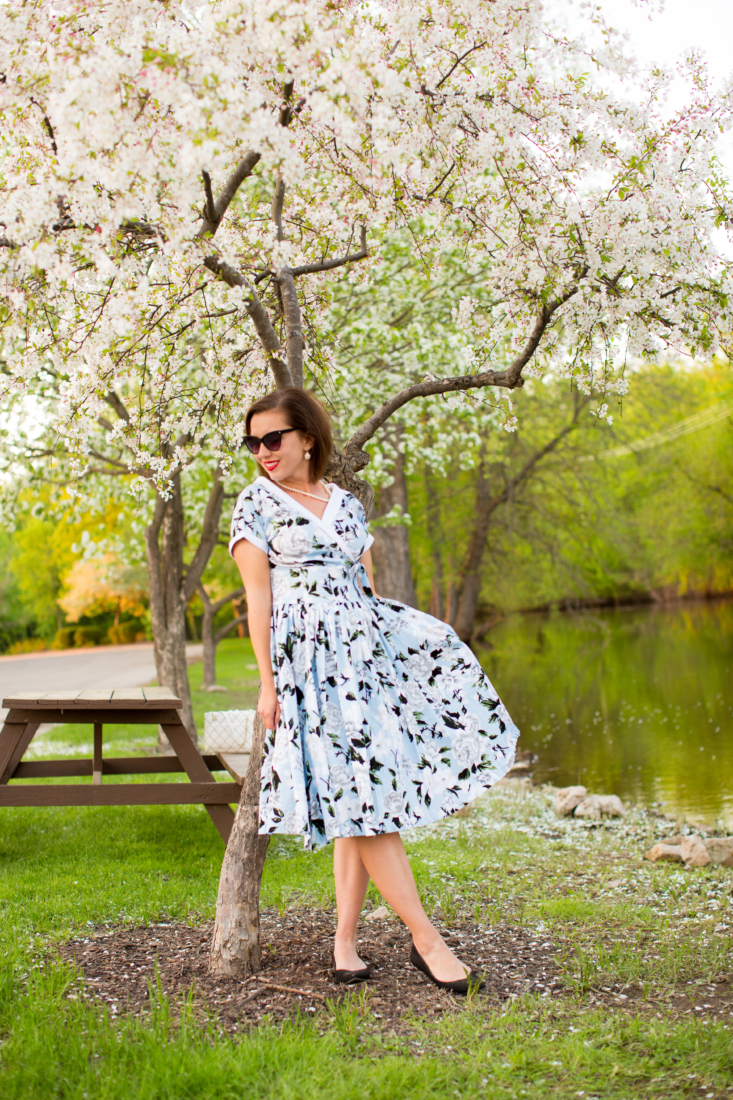 Unique Vintage floral dress