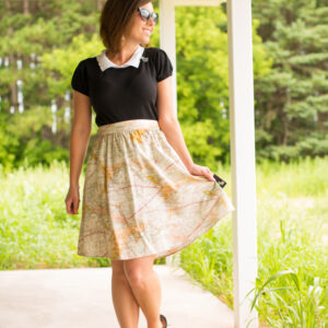 map skirt moving outfit