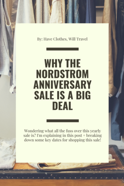 Why the Nordstrom Anniversary Sale is a Big Deal