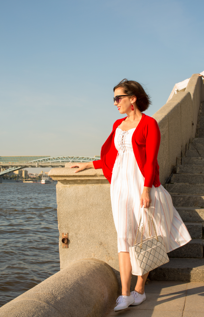 Unique Vintage "Catch of the Day" Dress