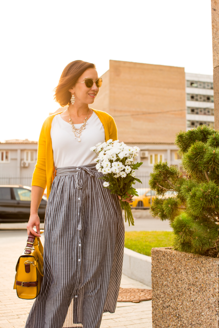 Transitioning a Maxi Skirt from Summer to Fall