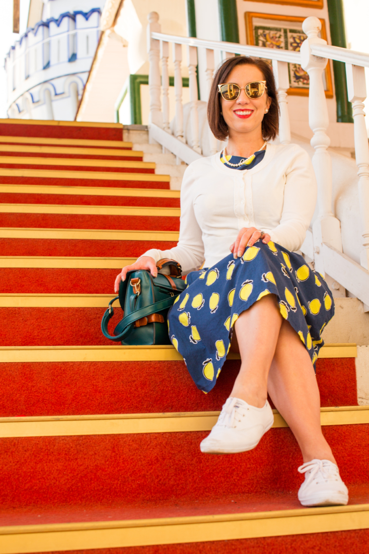 Styling a Lemon Print Dress