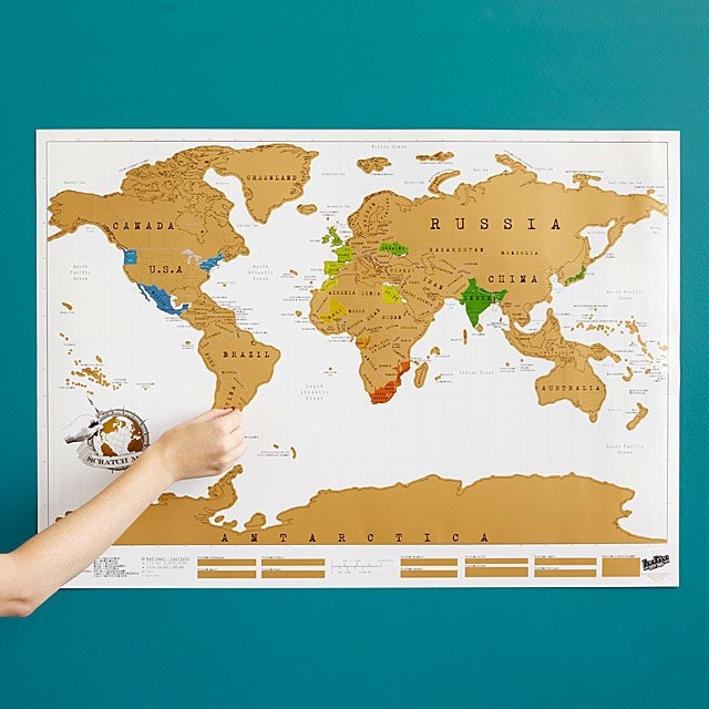 World Map Gift Ideas for Travelers