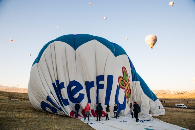 landing the balloon
