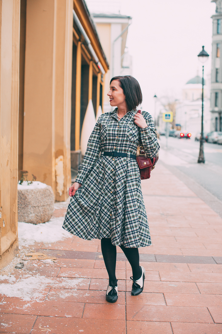 Why You Need a Flannel Dress in Your Wardrobe