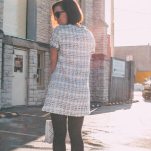 Styling a Tweed Dress for Spring