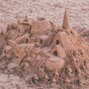 Quite the sandcastle!