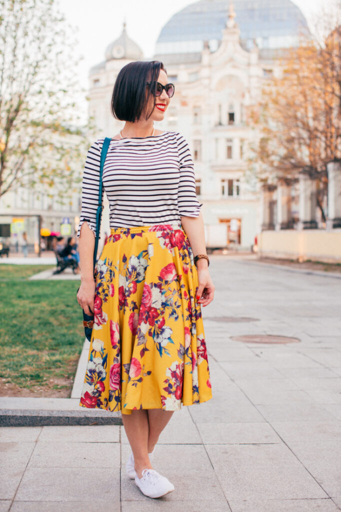 Pattern & Print Mixing – How to Wear Stripes & Florals Together