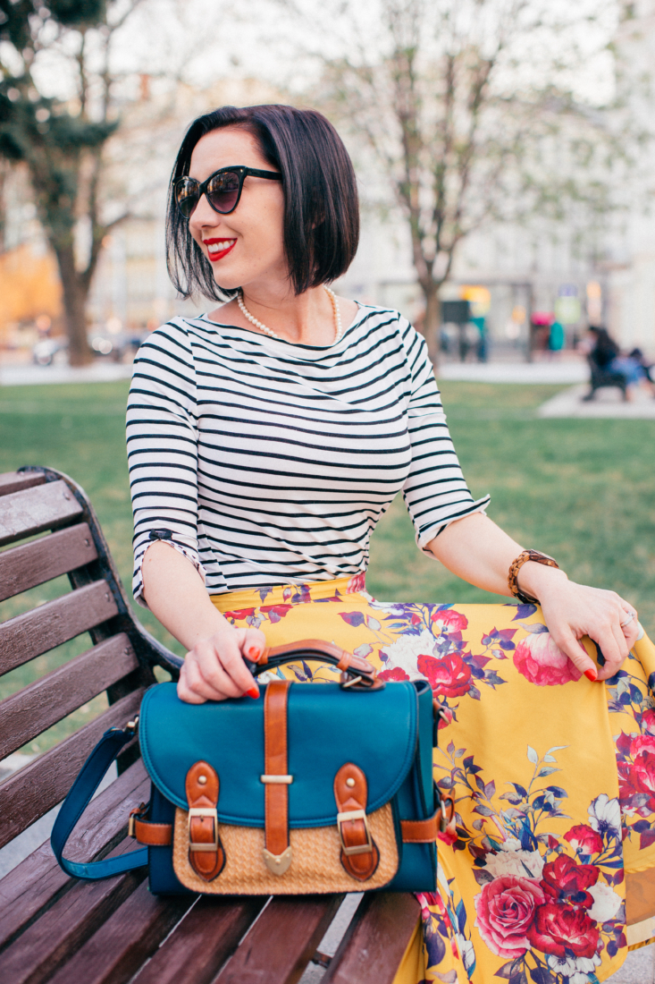 Teal Vintage Style Bag by ModCloth
