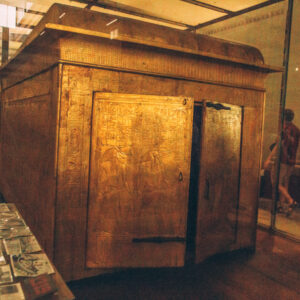 1 of the sarcophaguses that King Tut was buried in.