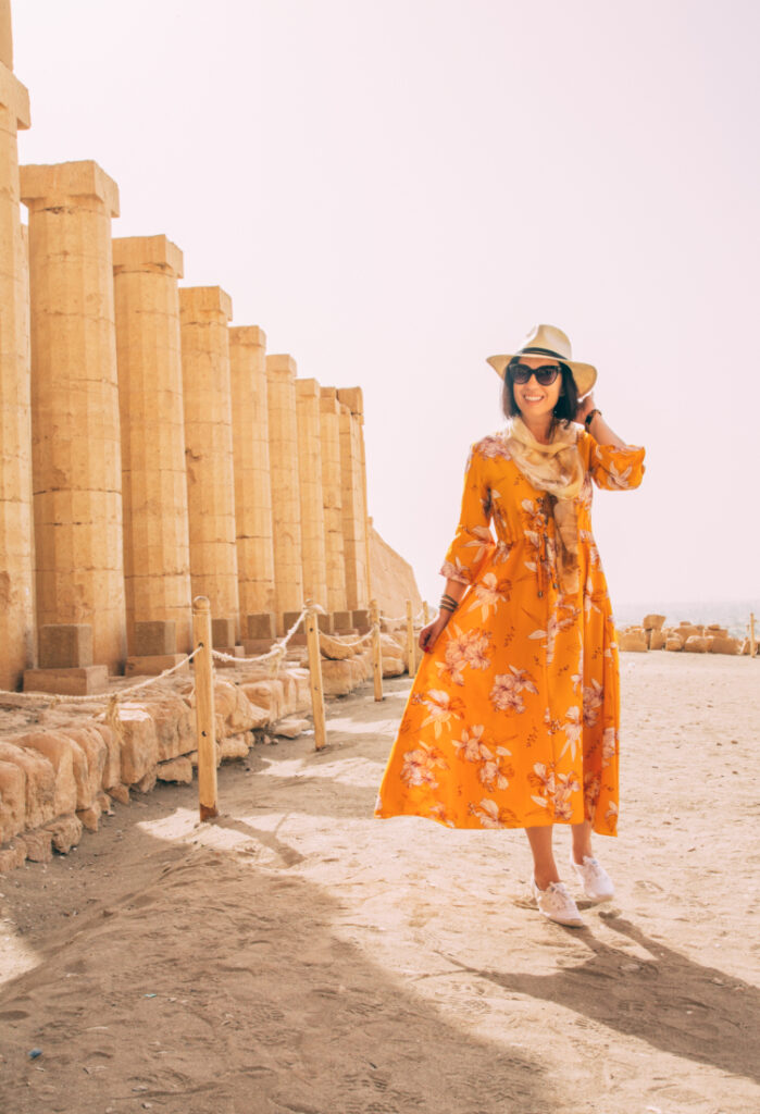Floral Maxi Dress for the Valley of the Kings