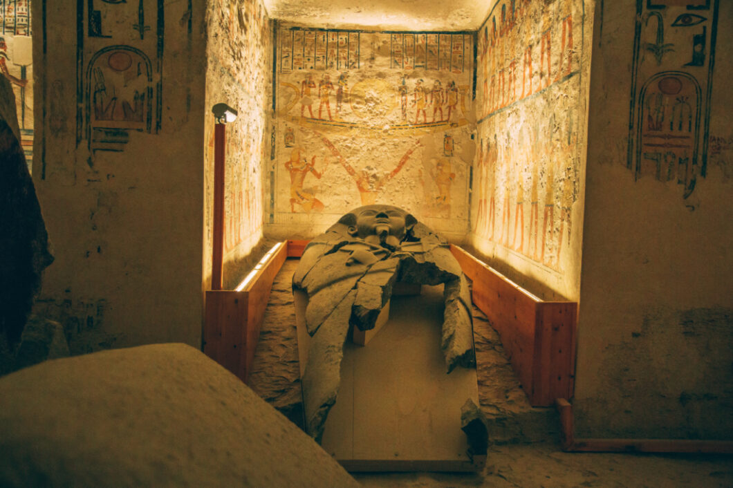 A tomb inside the valley of the kings