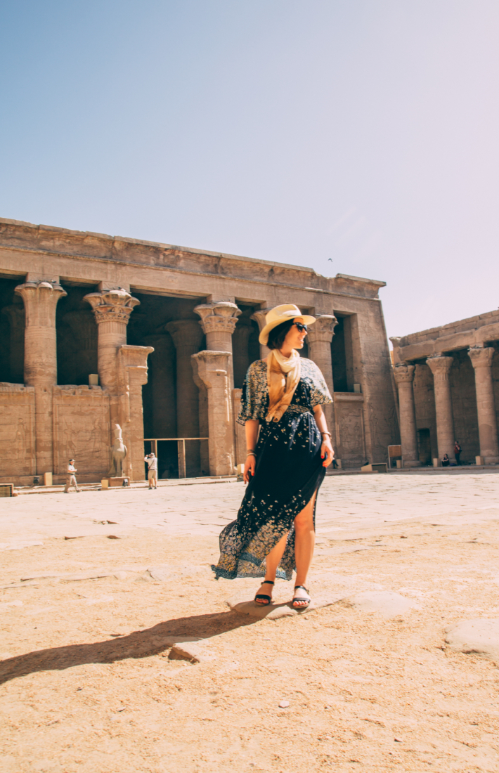 What I Wore for Visiting Edfu & Kom Ombo