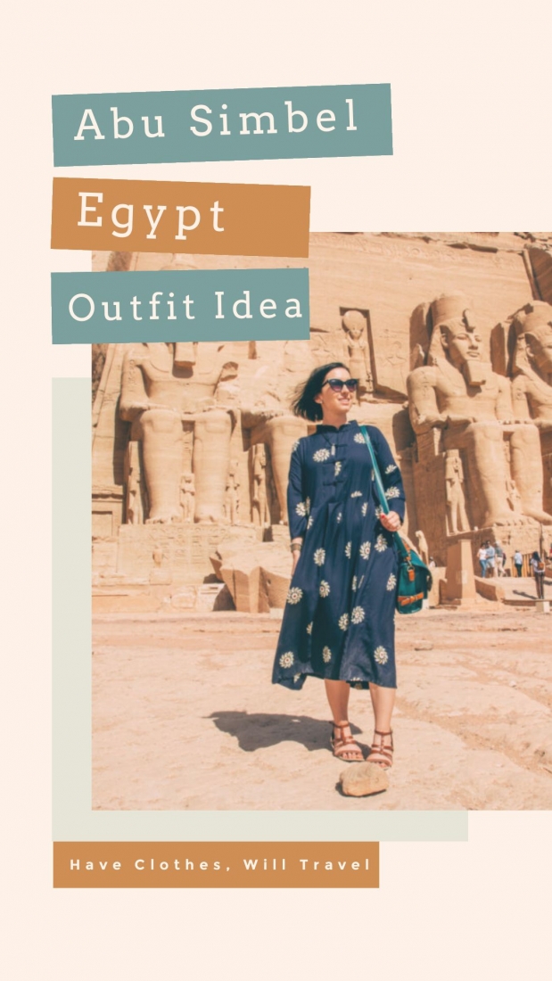 Outfit idea for visiting Abu Simbel