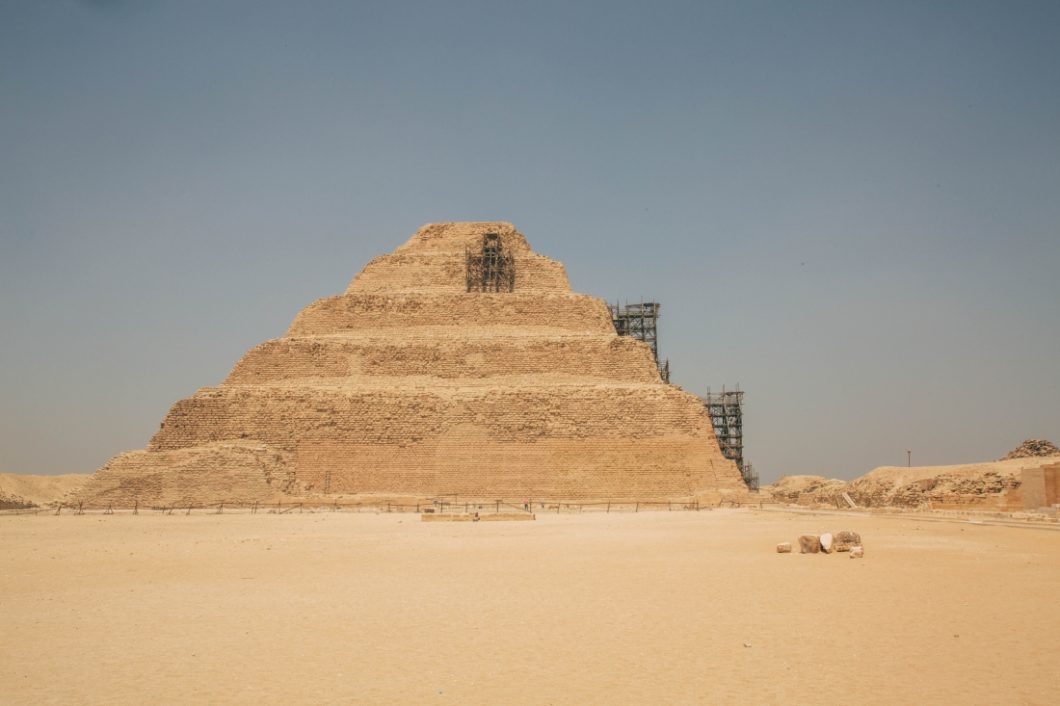 Step Pyramid of Djoser in the Saqqara necropolis, Egypt, northwest of the ruins of Memphis