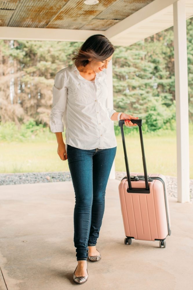 Montblanc - Valigia Trolley in pelle nera - Travel bag