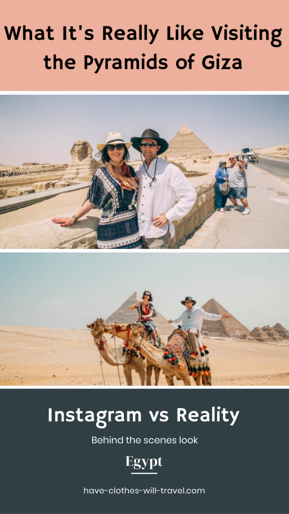 Instagram vs Reality - What it's really like to visit the Pyramids of Giza in Egypt