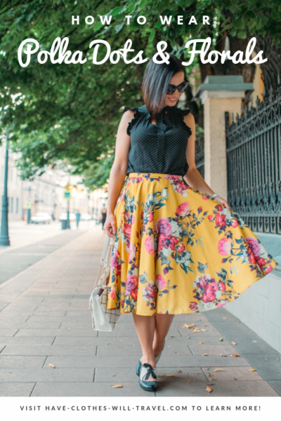 Pattern & Print Mixing – How to Wear Polka Dots & Florals Together