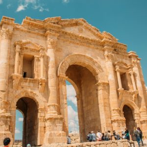The entrance to Jerash
