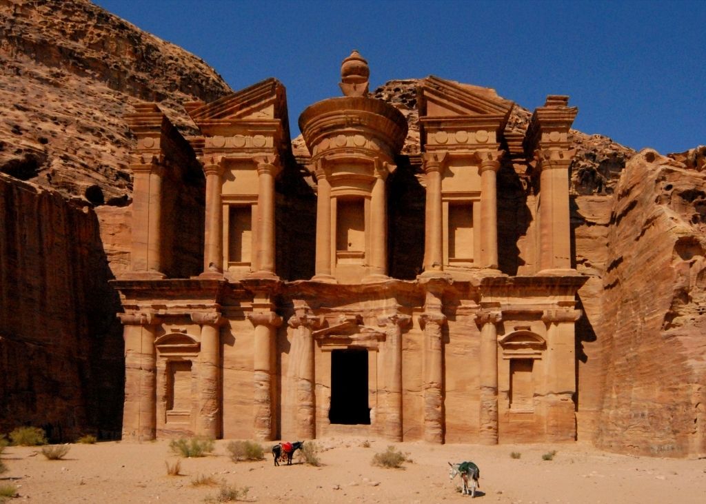 The monastery inside Petra