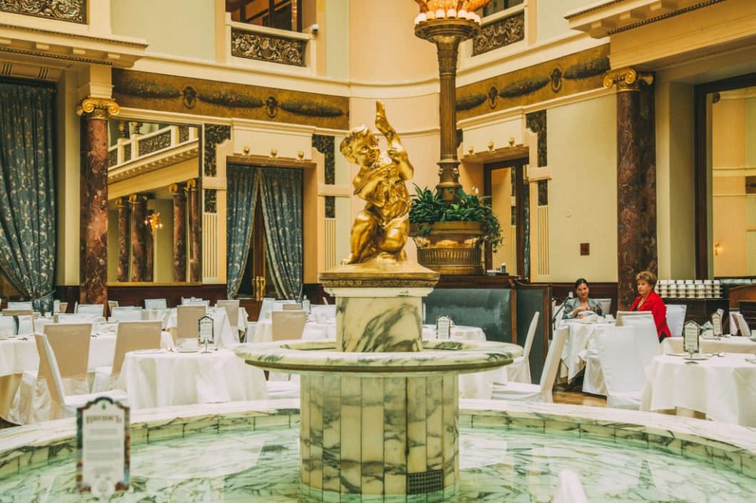 the famous metropol fountain