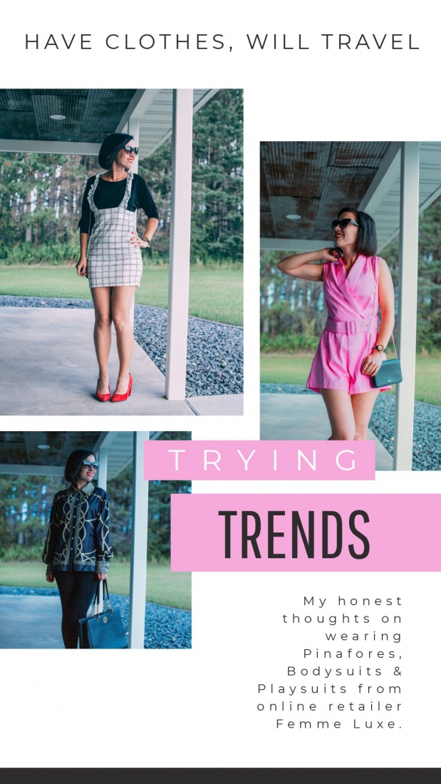 Trying Trends – Pinafores, Bodysuits & Playsuits