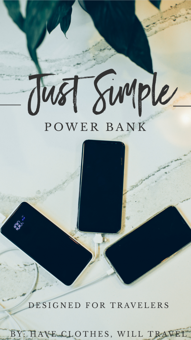 Just Simple – A Power Bank Designed for Travelers