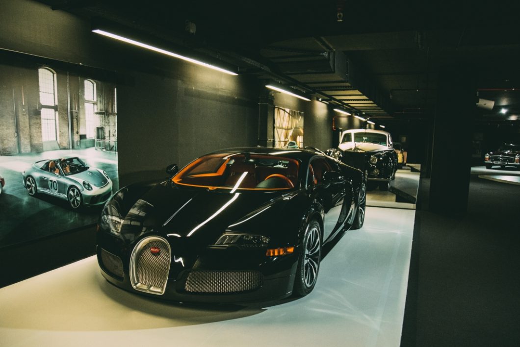 Bugatti is in the Classic Car exhibit