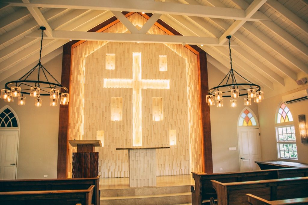 A church inside the resort for weddings and also services.