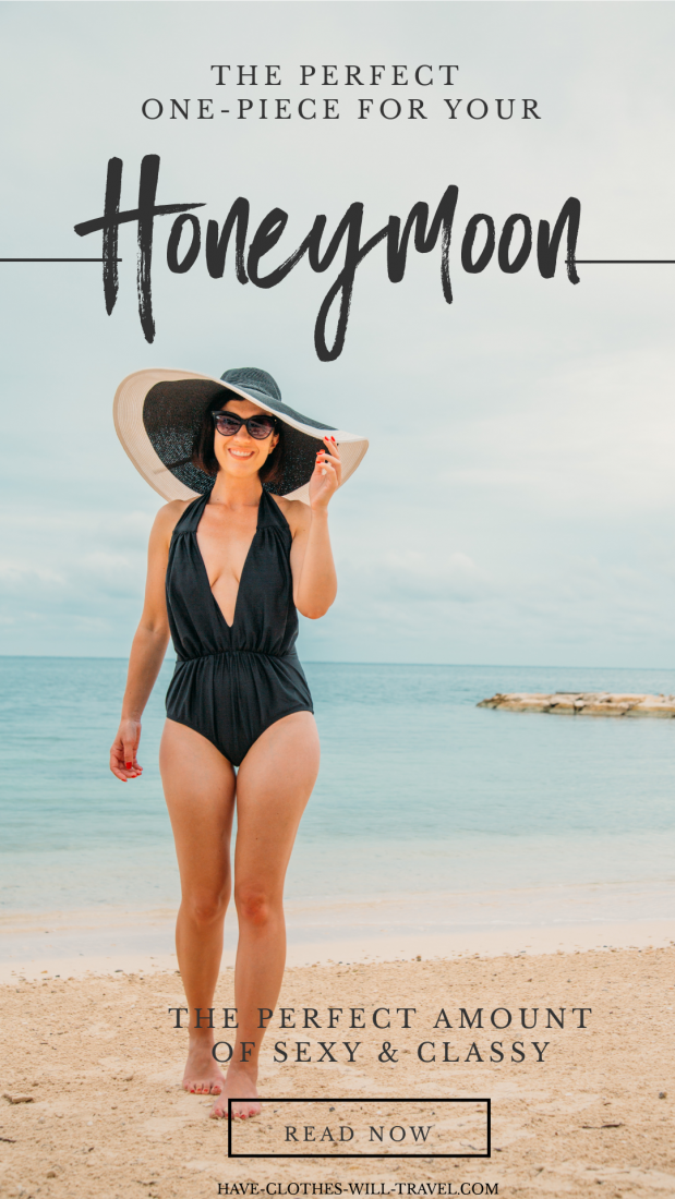 Perfect One-Piece Swimsuit for a Beach Vacation / Honeymoon