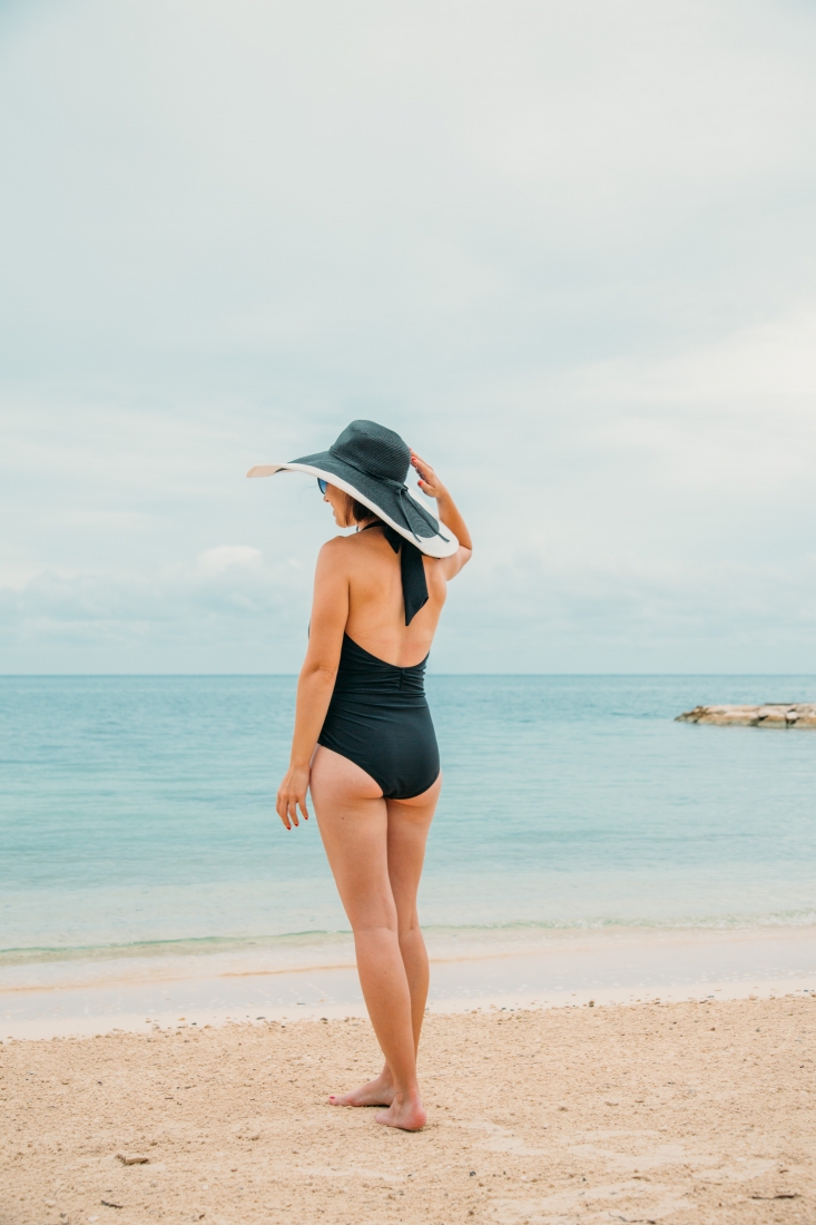 Perfect One-Piece Swimsuit for a Beach Vacation / Honeymoon