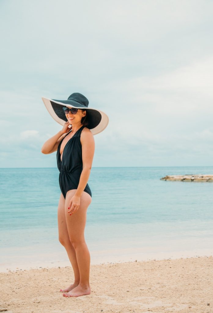 Perfect One-Piece Swimsuit for a Beach Vacation / Honeymoon