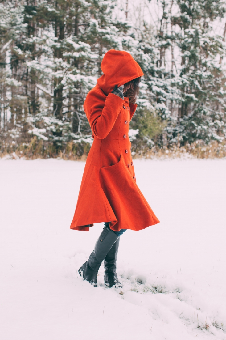 Beautiful & Warm Coat for Winter Adventures in Wisconsin 