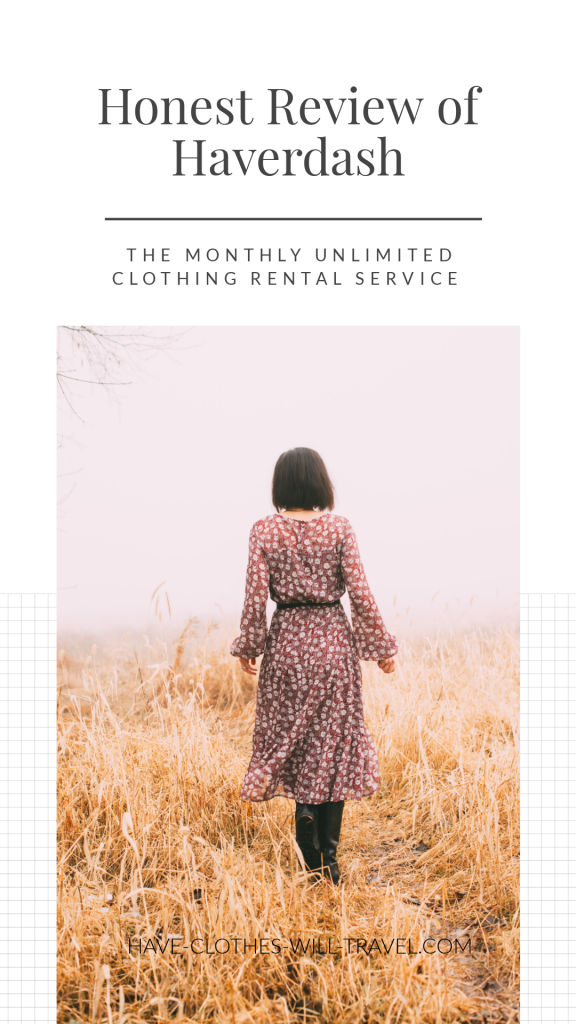 HONEST REVIEW OF HAVERDASH – THE MONTHLY UNLIMITED CLOTHING RENTAL SERVICE