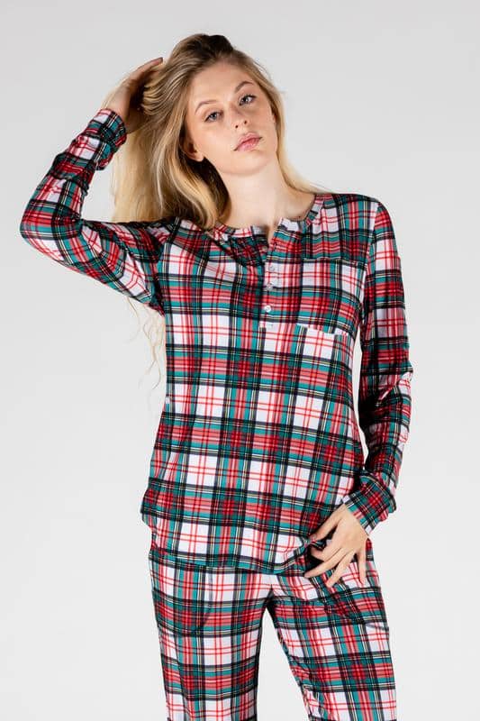 The Scotch On The Rocks  Womens Christmas Pajama Top