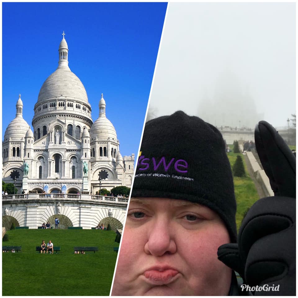 Sacre Coeur in Paris "Expectation vs reality"
