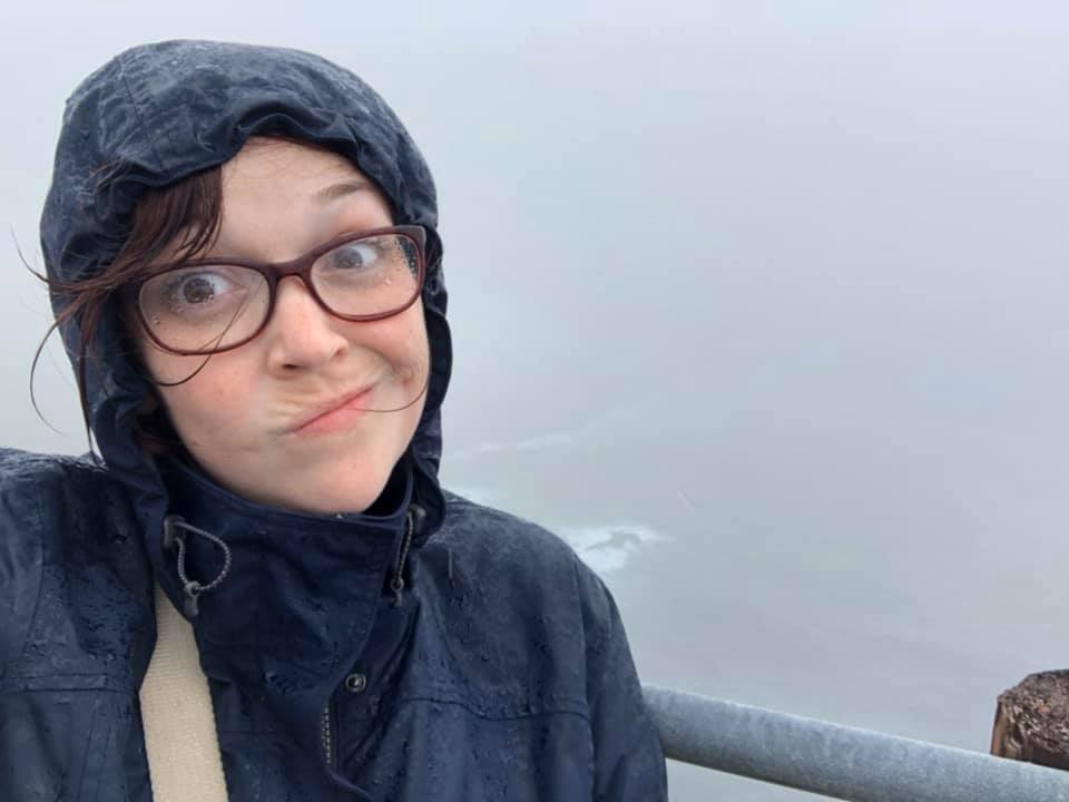 Ring of Kerry Ireland foggy funny travel photo expectation vs reality