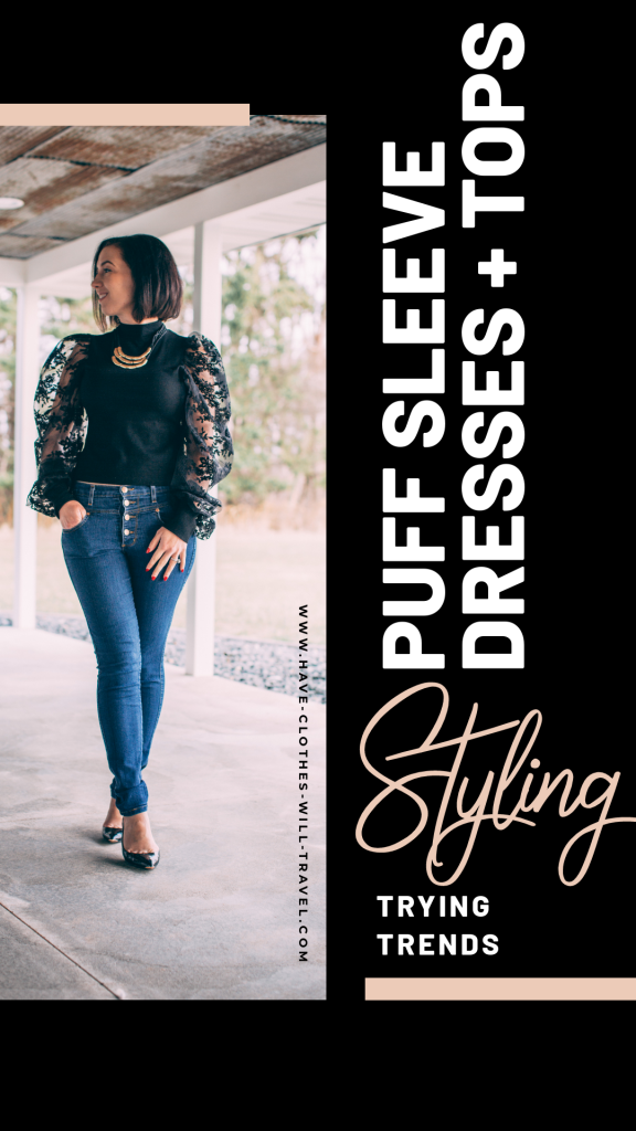 TRYING TRENDS – STYLING PUFF SLEEVE DRESSES & TOPS