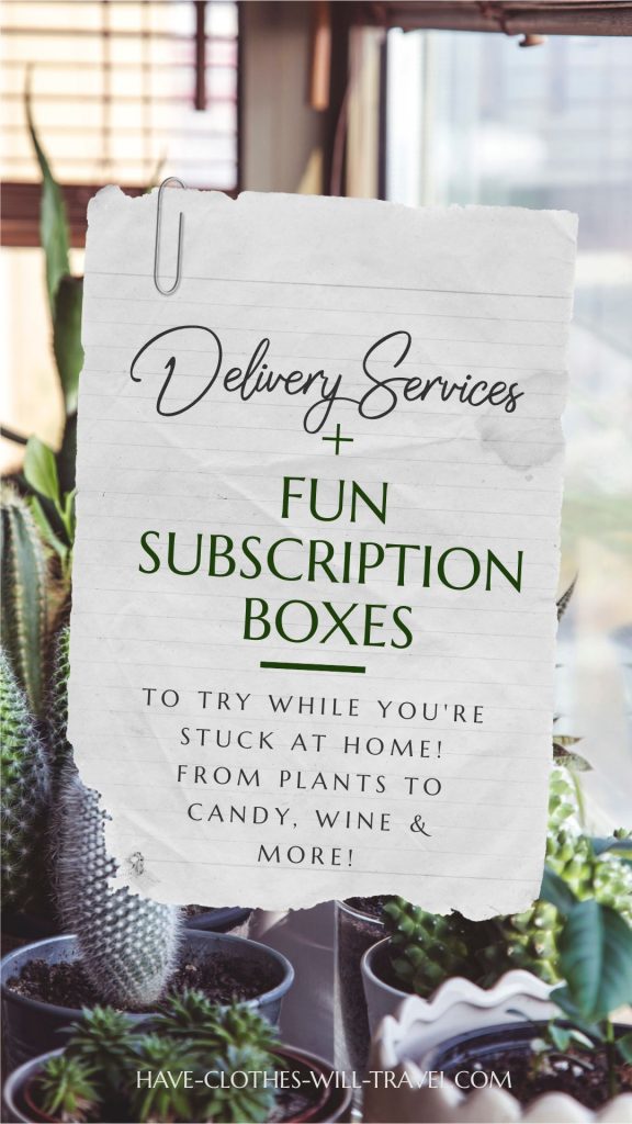 Fun Subscription Boxes & Delivery Services to Try While You're Stuck at Home