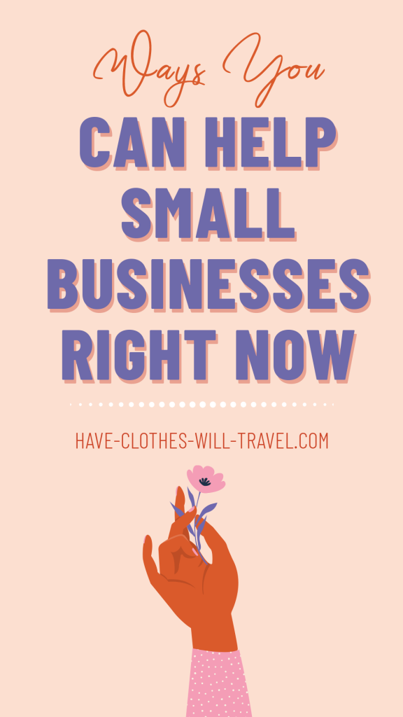 Ways to Support Small Businesses When You Can't Leave Home