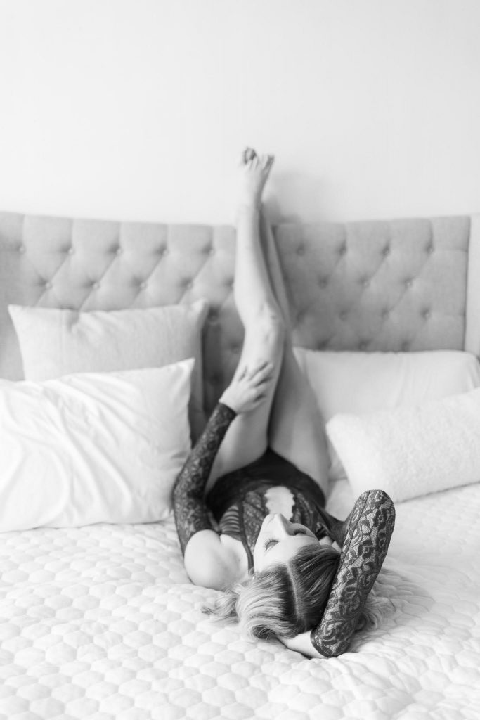 A boudoir shoot by Sara June Photography LLC.