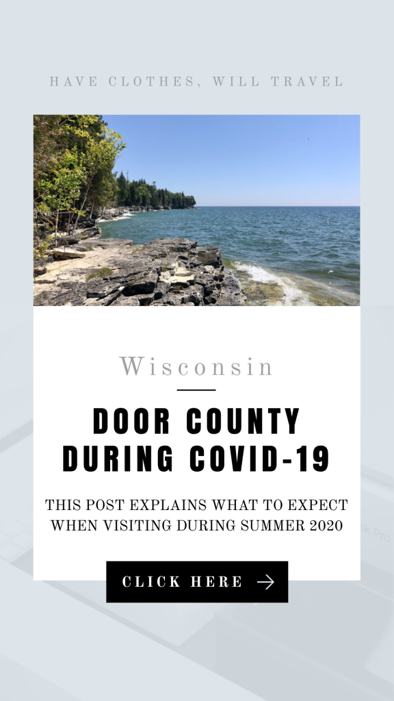 Visiting Door County Wisconsin During COVID-19 what to know before you go