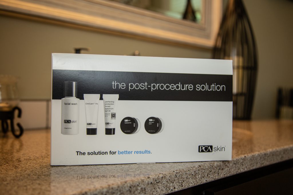 PCA post chemical peel product kit that I highly recommend buying for after a chemical peel
