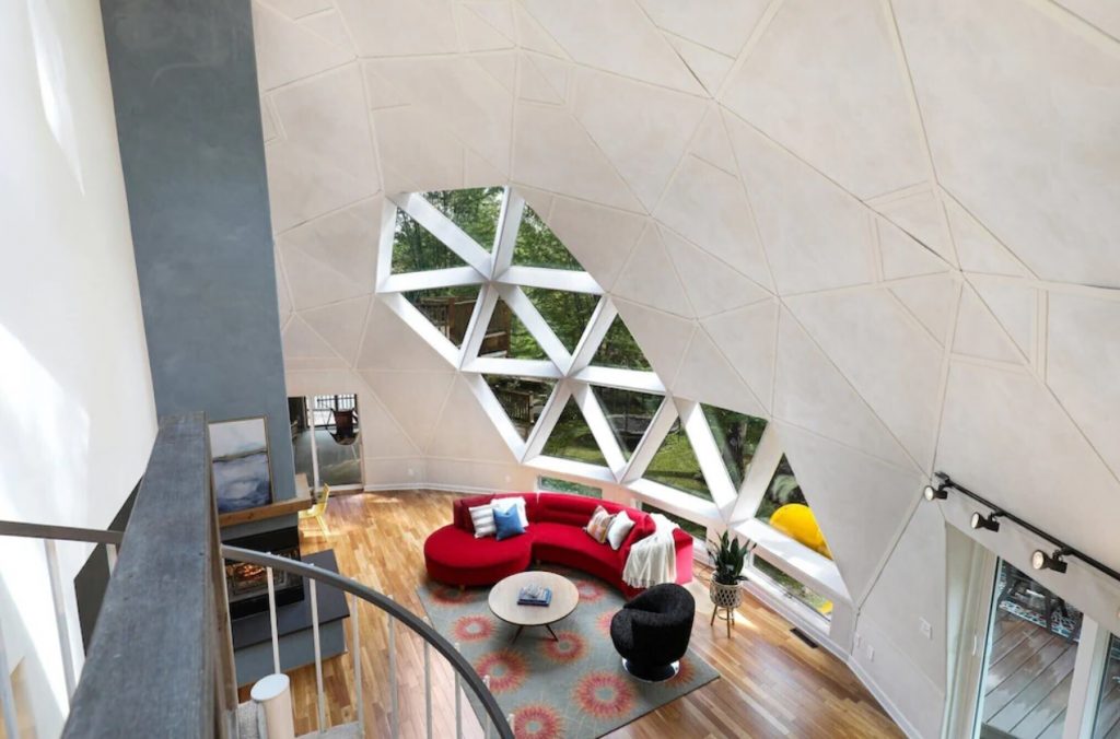 8000 square foot GEODESIC DOMES - the most unique and magical vacation home EVER