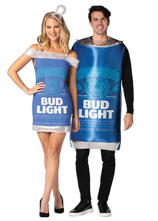 Bud Light Can and Dress Couples Costume
