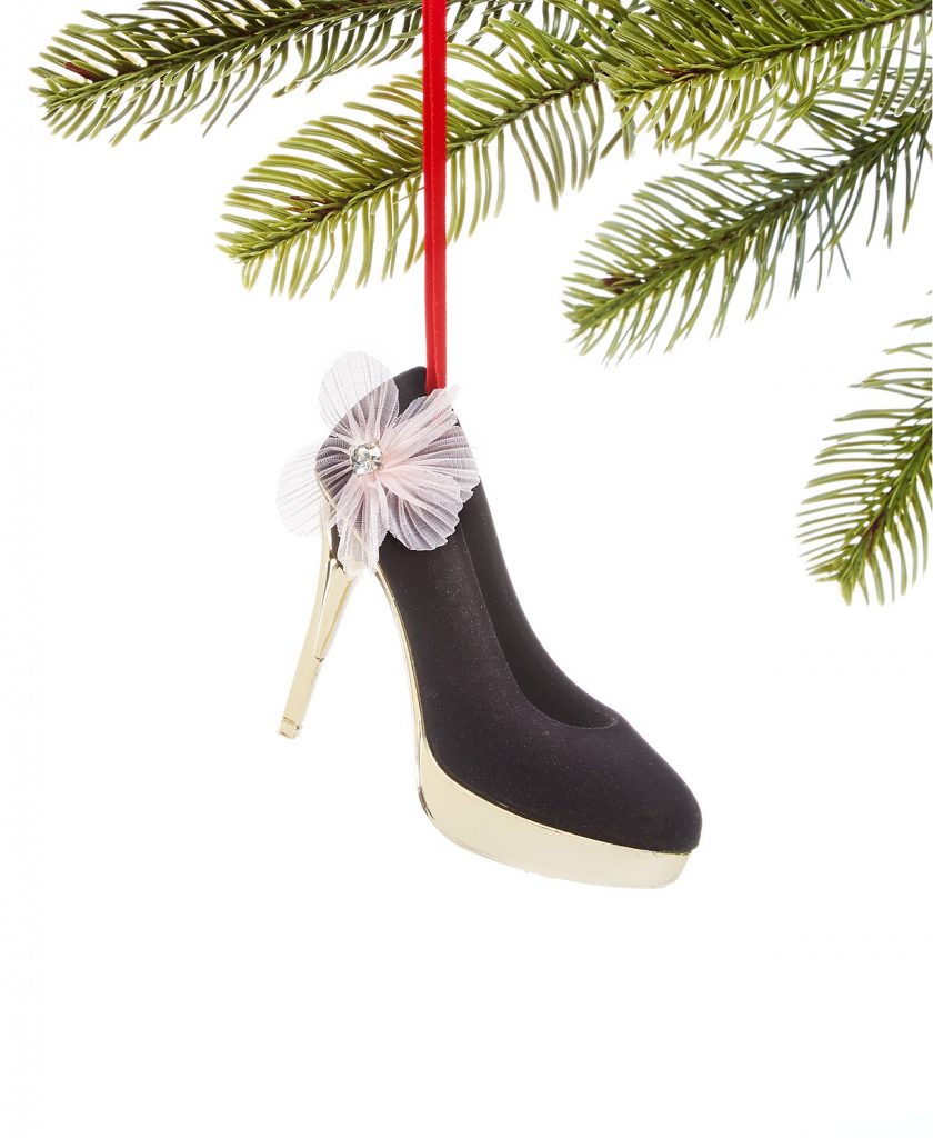 Holiday Lane Fashion Week, Black High Heel Ornament, Created for Macy's