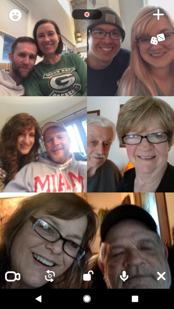 Grandma even downloaded and used the House Party app to keep in touch with us!
