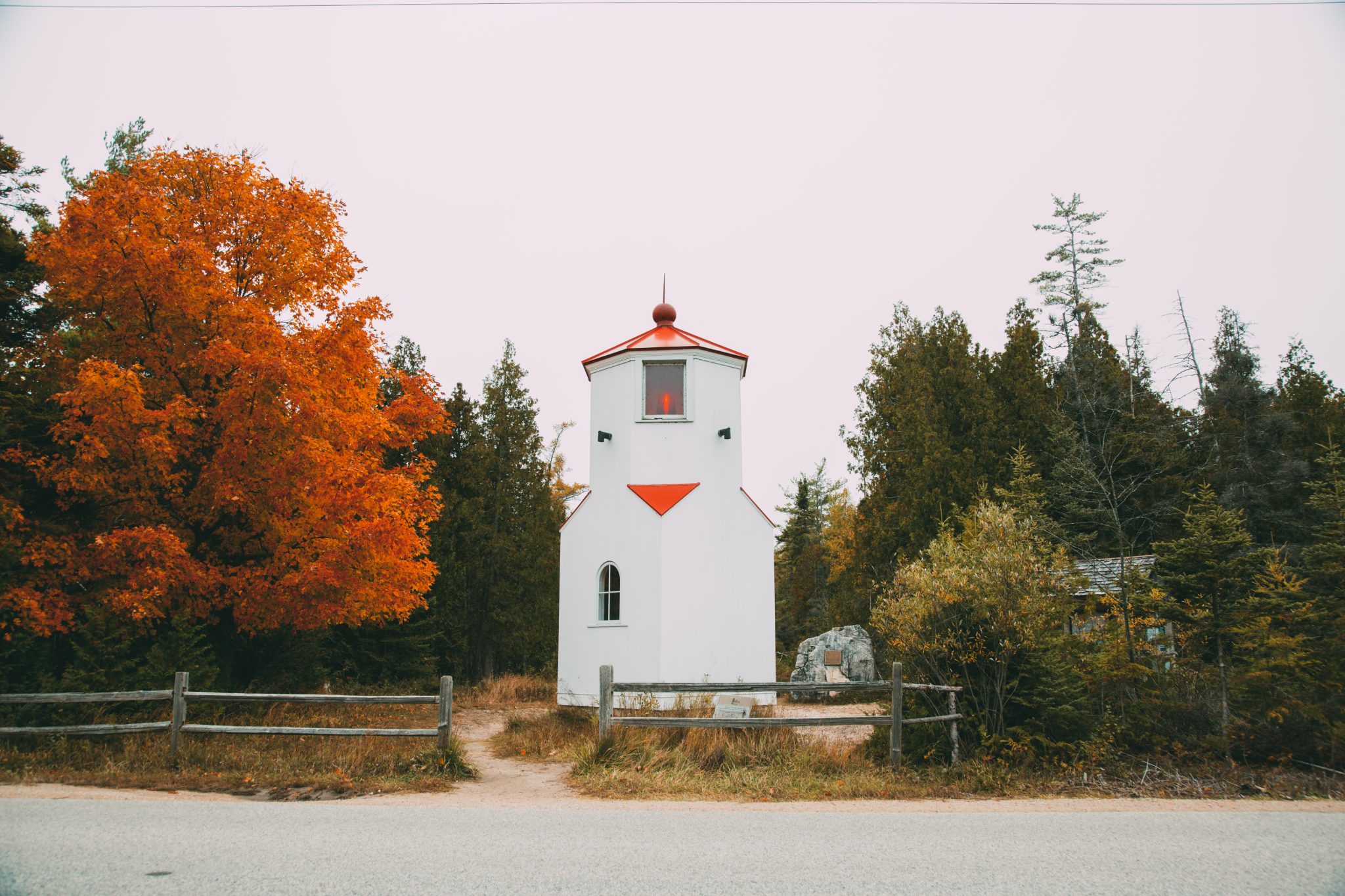 The Ridges Sanctuary lighthouse in Baileys Harbor